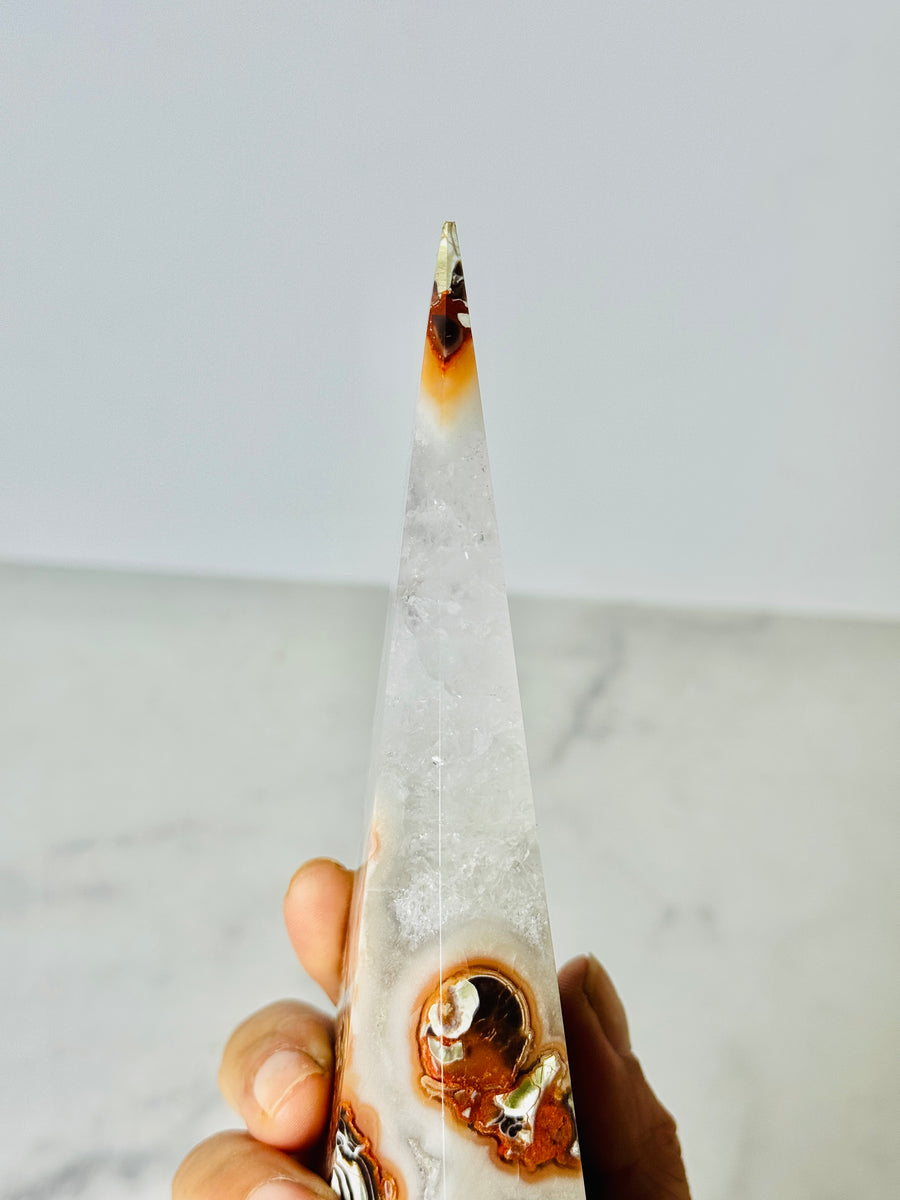 Money Agate Obelisk Tower