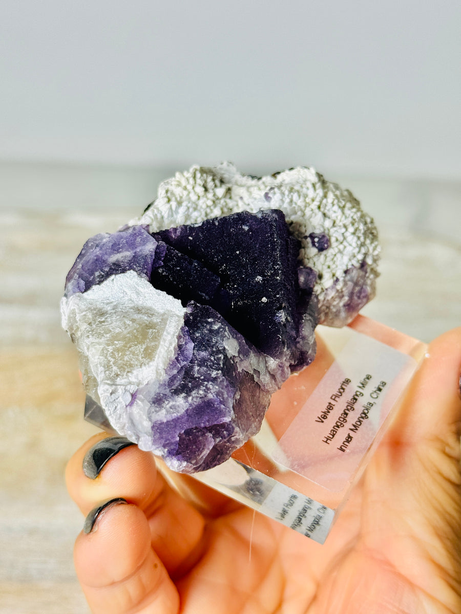 Velvet Fluorite from Inner Mongolia