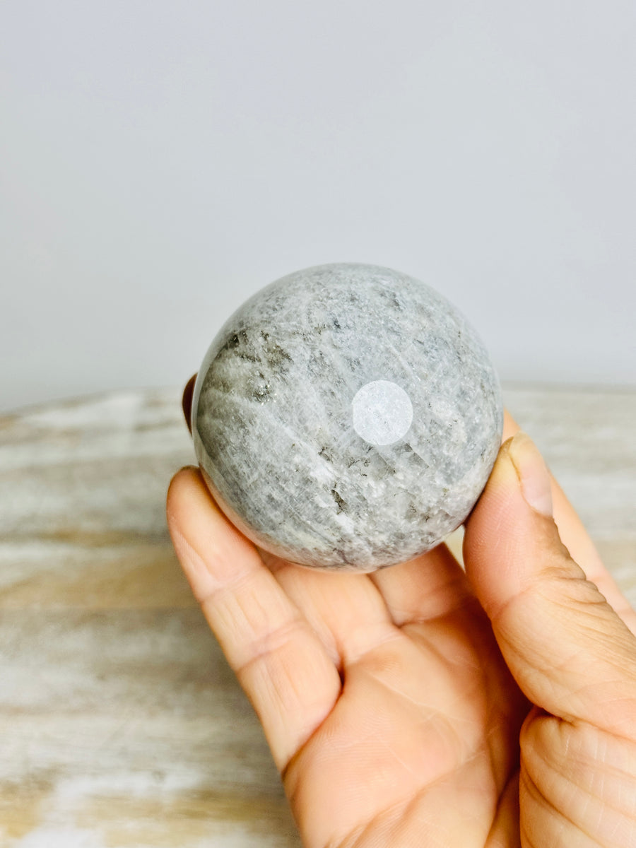 Tanzania Silver Moonstone Sphere