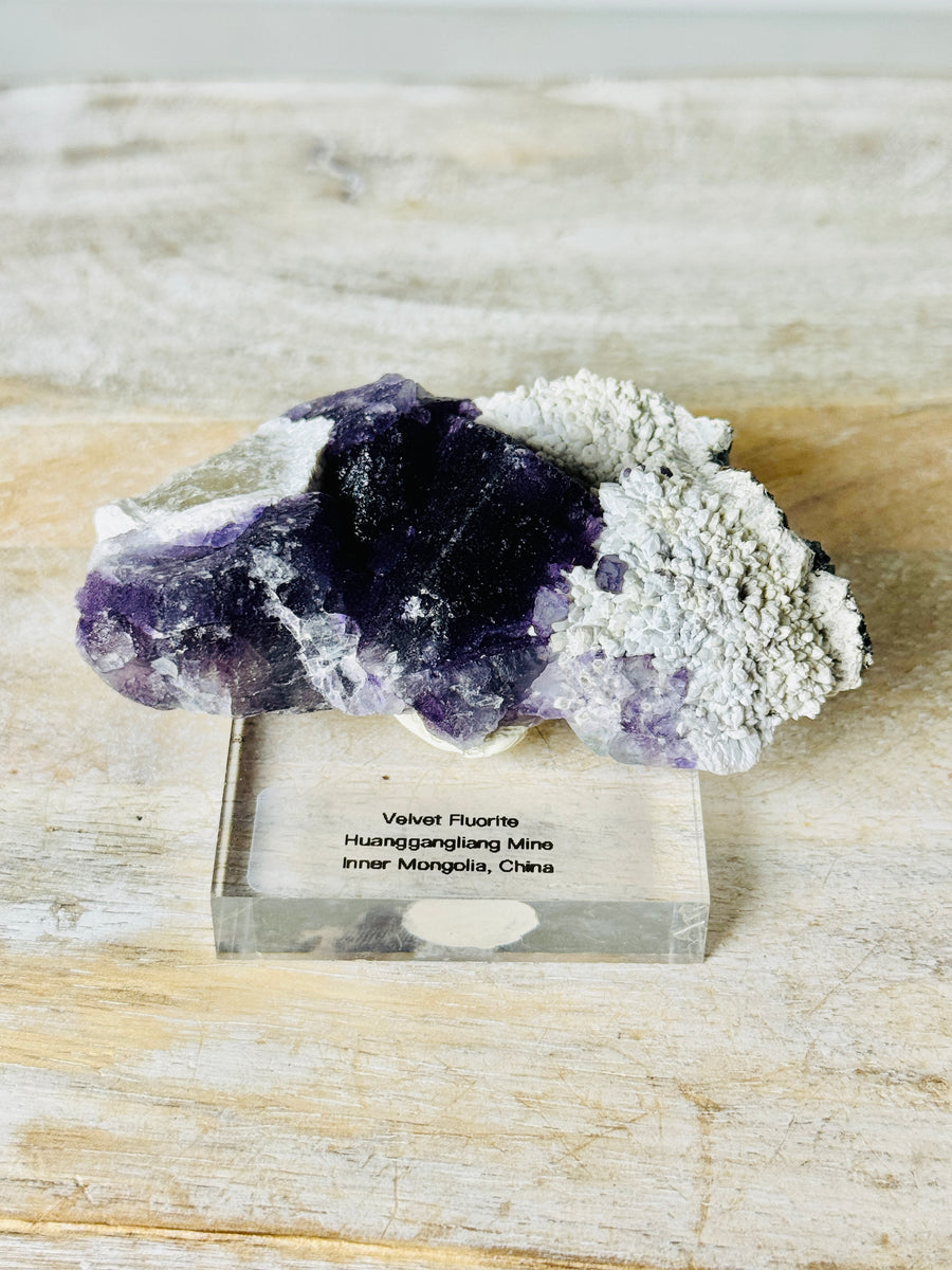 Velvet Fluorite from Inner Mongolia