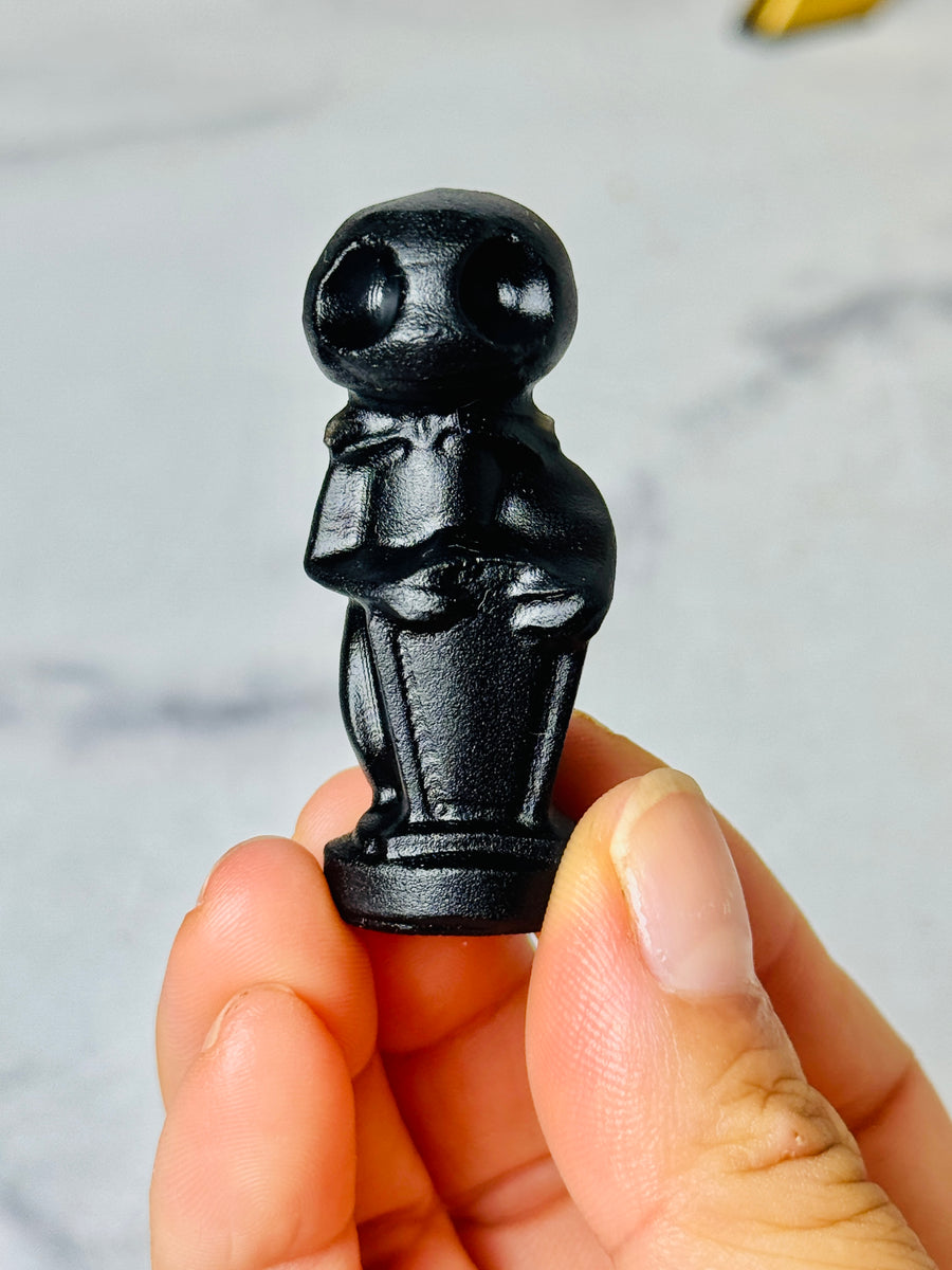 IMPERFECT - Black Obsidian Nightmare Before Christmas Carving Set
