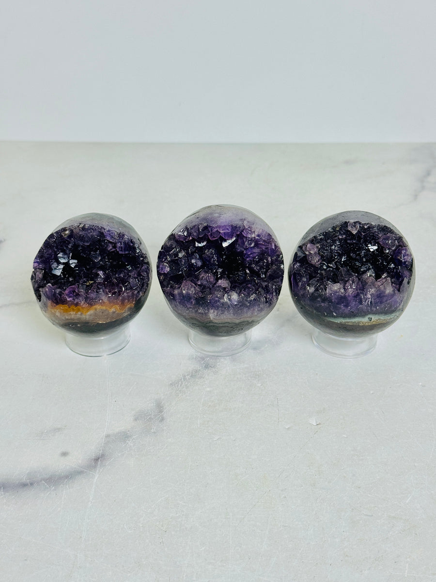 Amethyst Geode Sphere