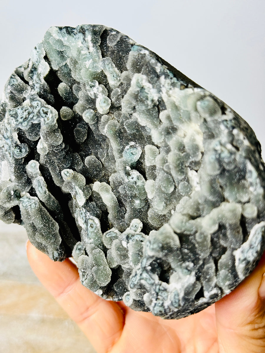 Green Chalcedony from Maharashtra, India