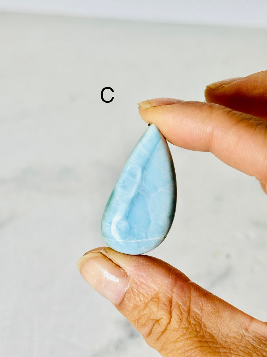 Larimar Carving