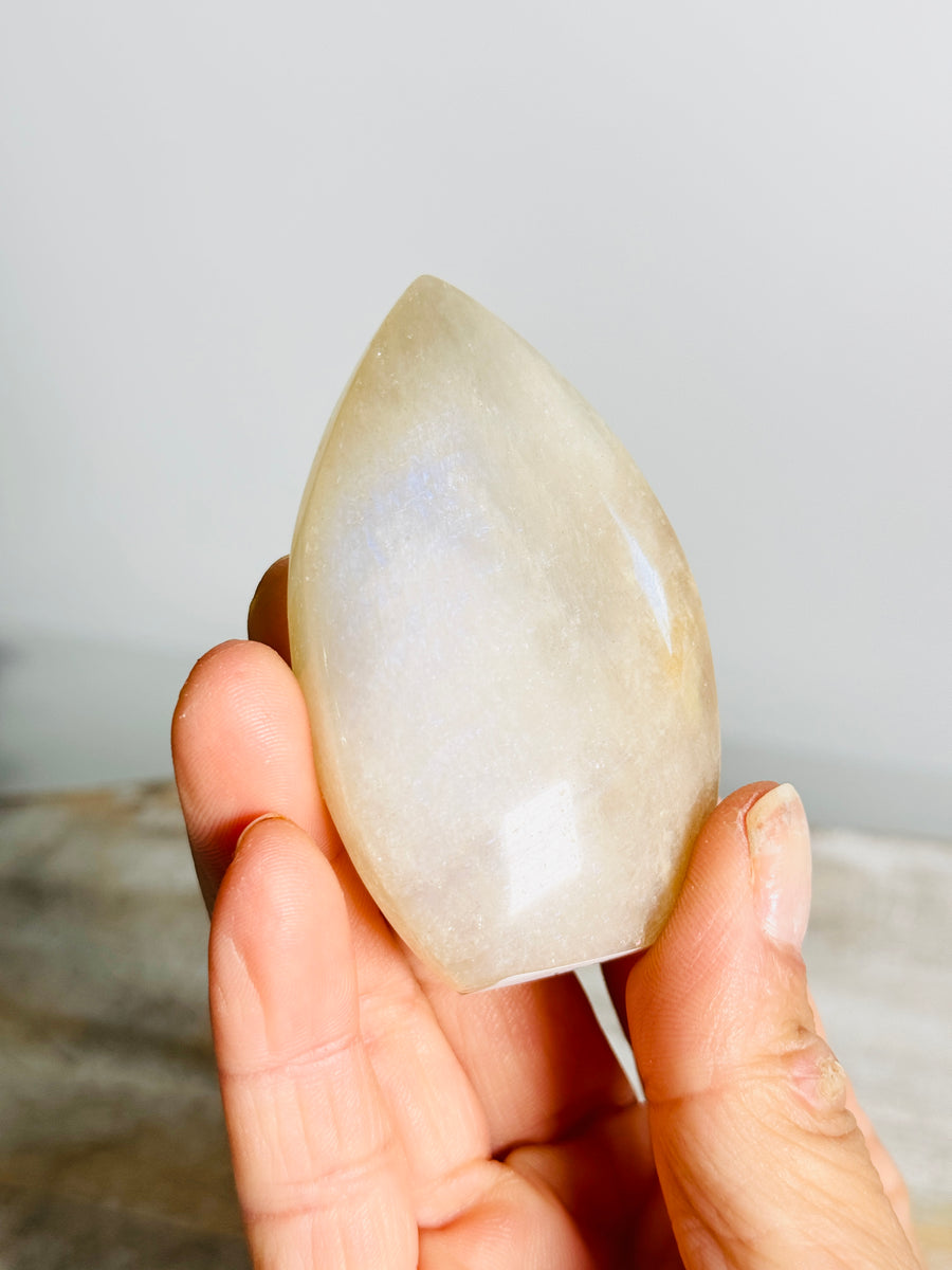 IMPERFECT - Moonstone Flame Carving