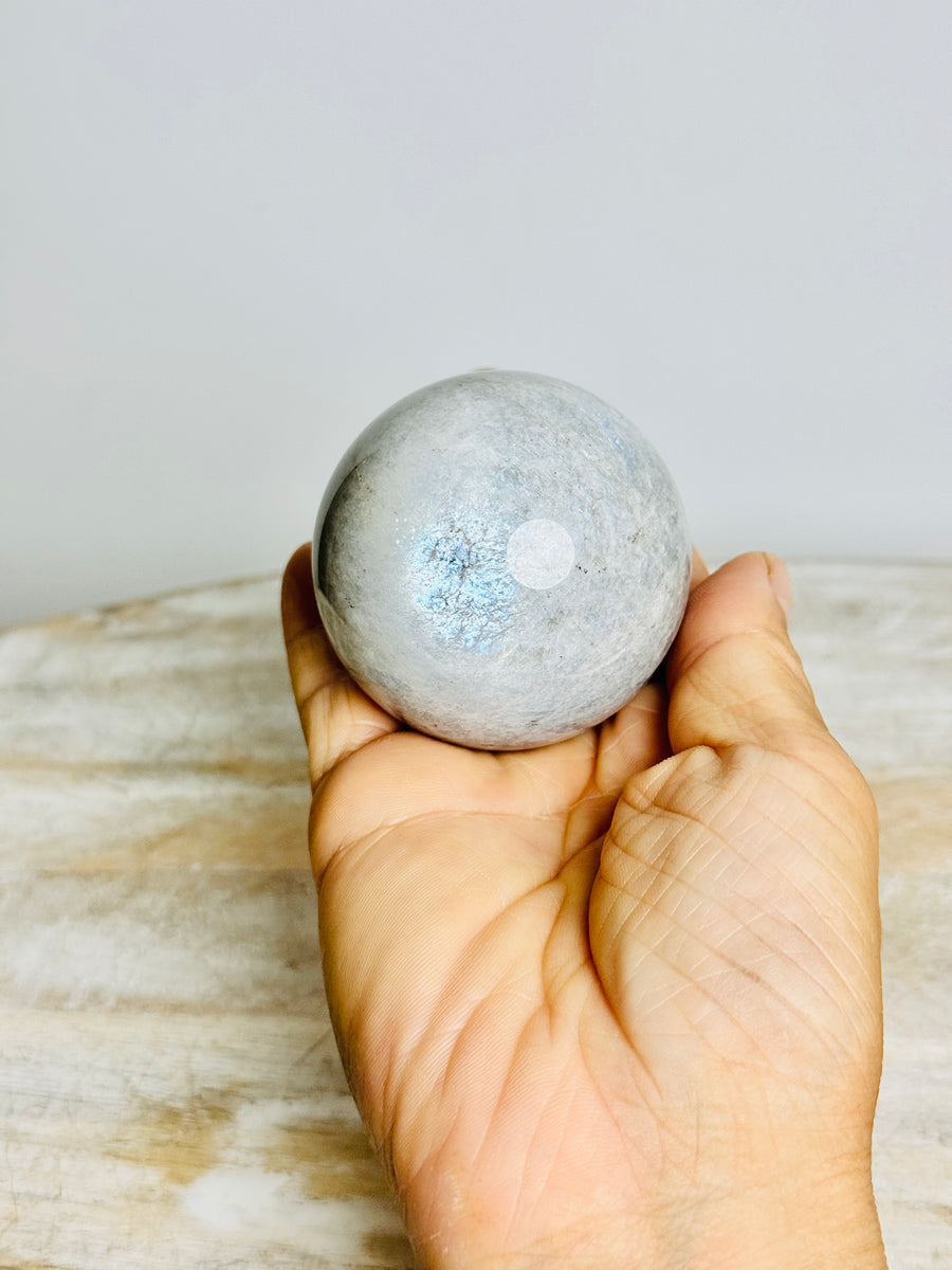 Tanzania Silver Moonstone Sphere