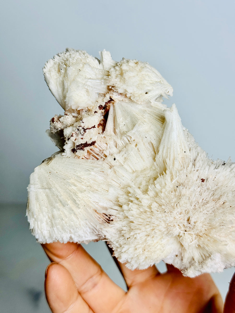 Scolecite with Pink Chalcedony