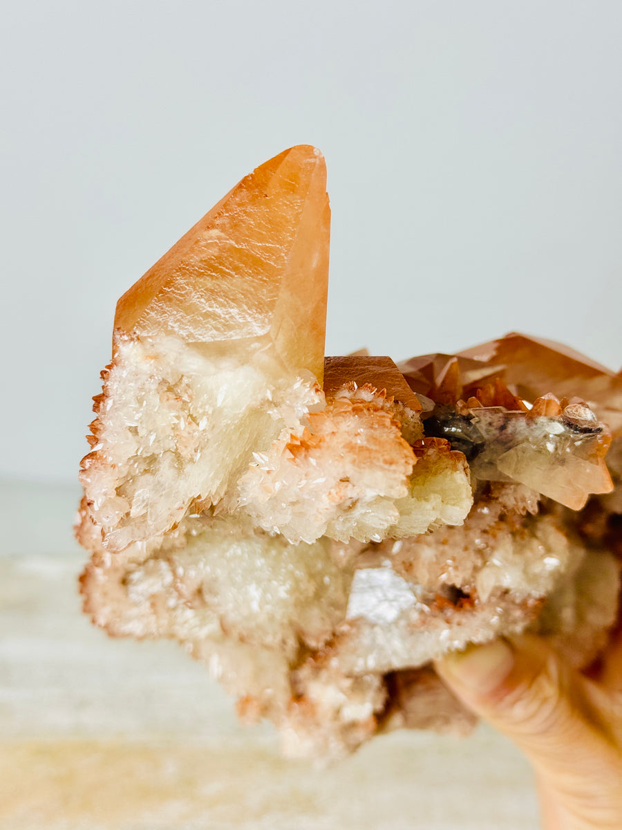 Red Diamond Calcite from Fengjiashan Mine