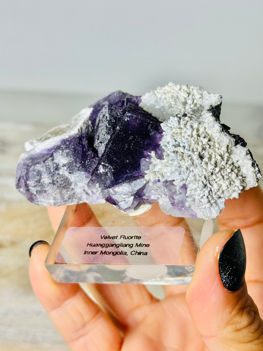 Velvet Fluorite from Inner Mongolia