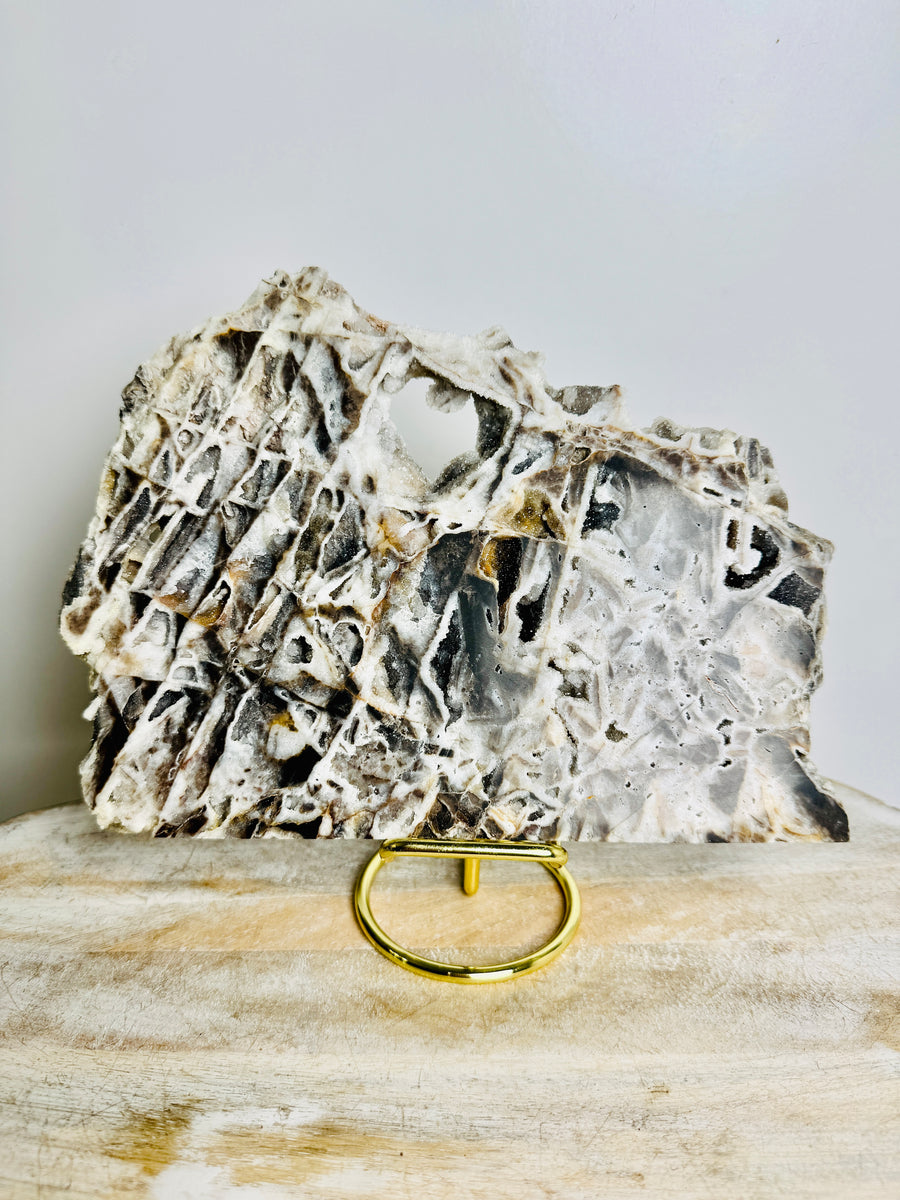 Large Sparkly Chalcedony Slab