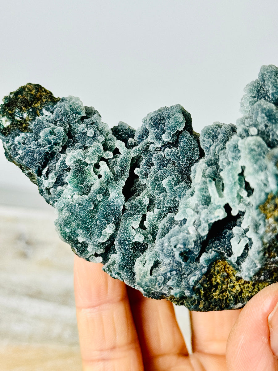 Green Chalcedony from Maharashtra, India