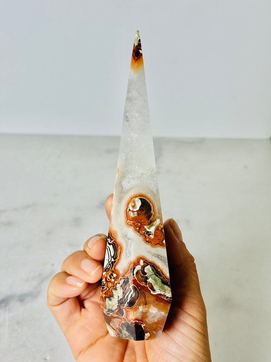Money Agate Obelisk Tower