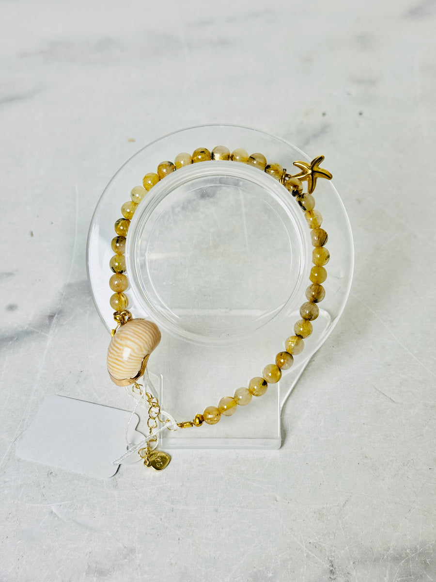 Gold Tide Rutile Bracelet