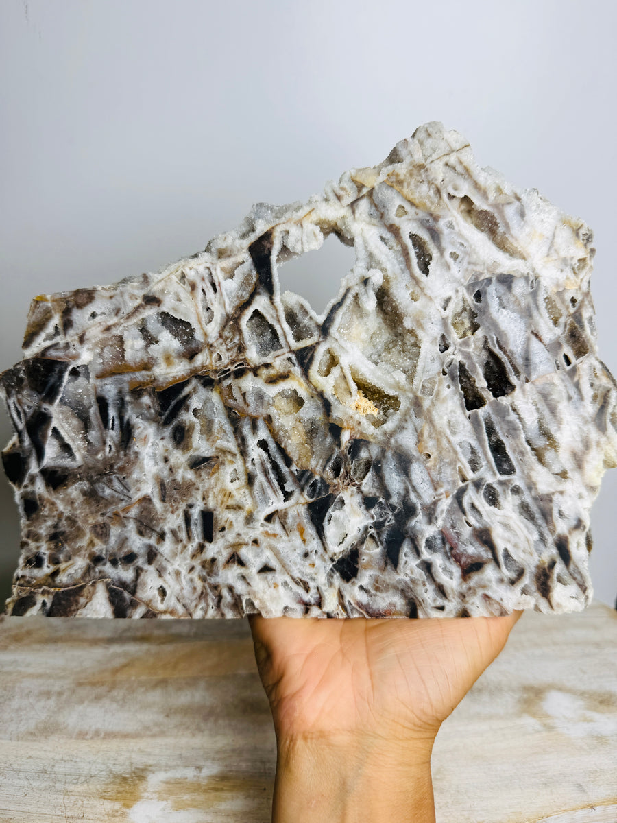 Large Sparkly Chalcedony Slab