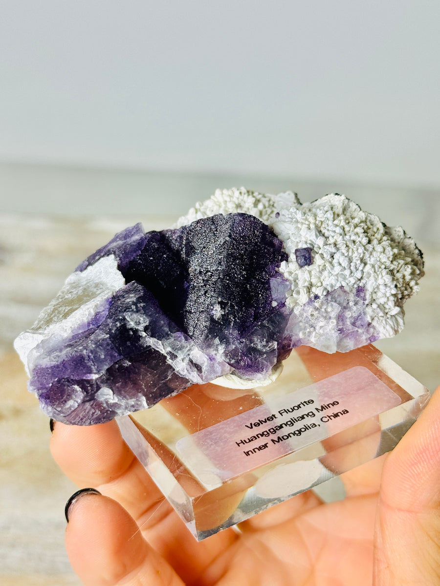 Velvet Fluorite from Inner Mongolia
