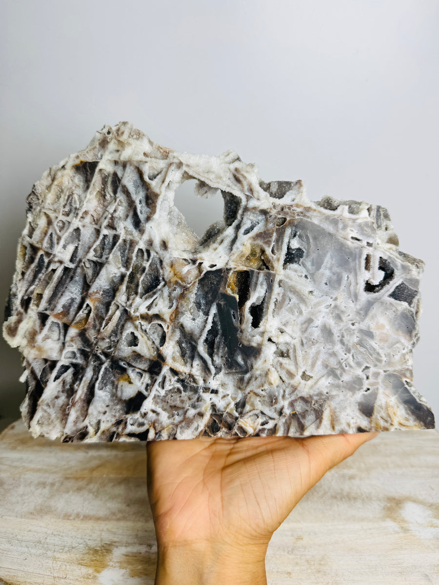 Large Sparkly Chalcedony Slab