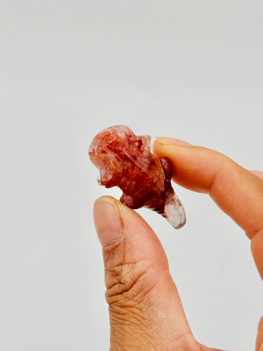 Golden Healer or Fire Quartz Oxalato Carving