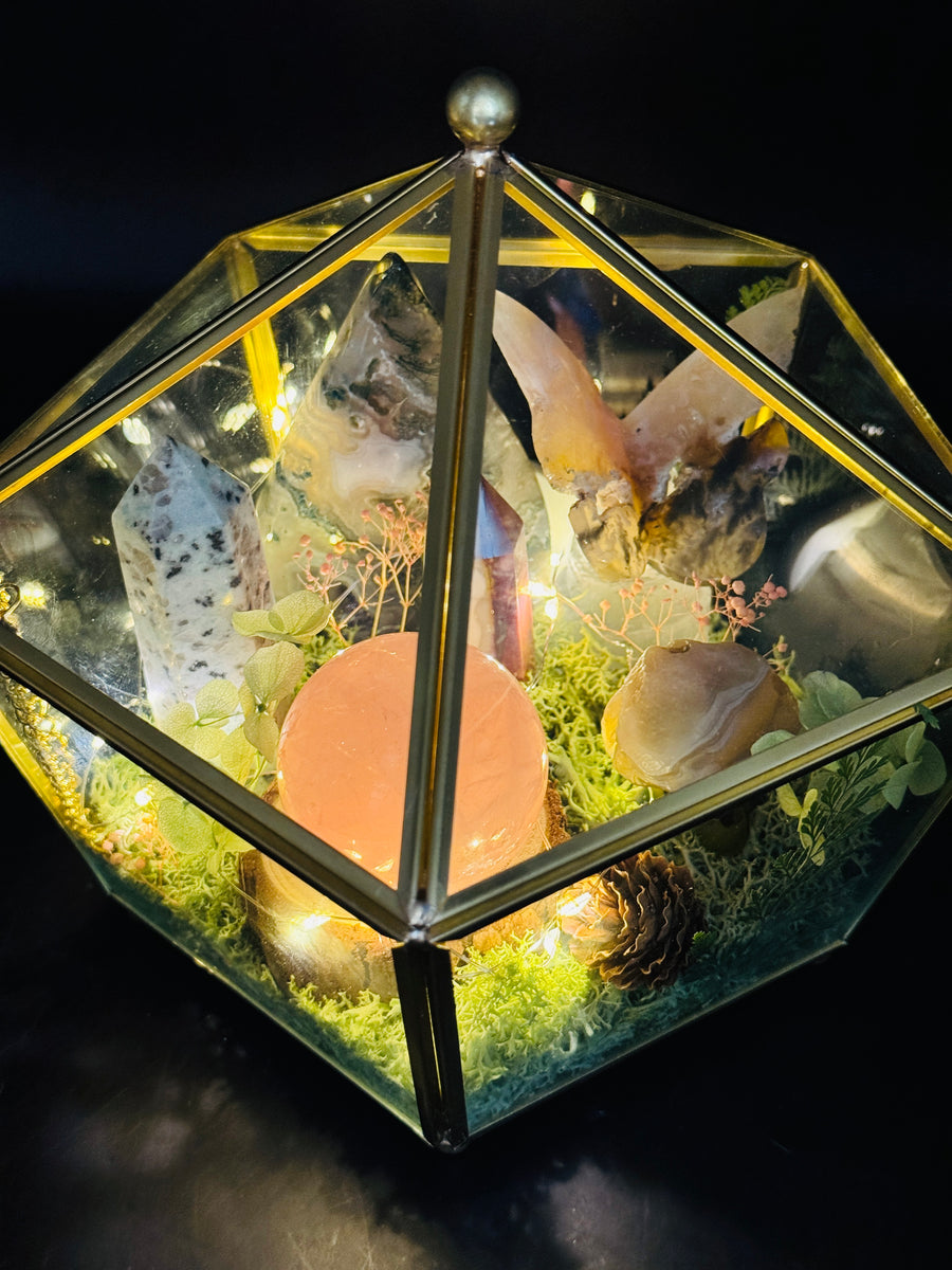 The Cottage Core Terrarium