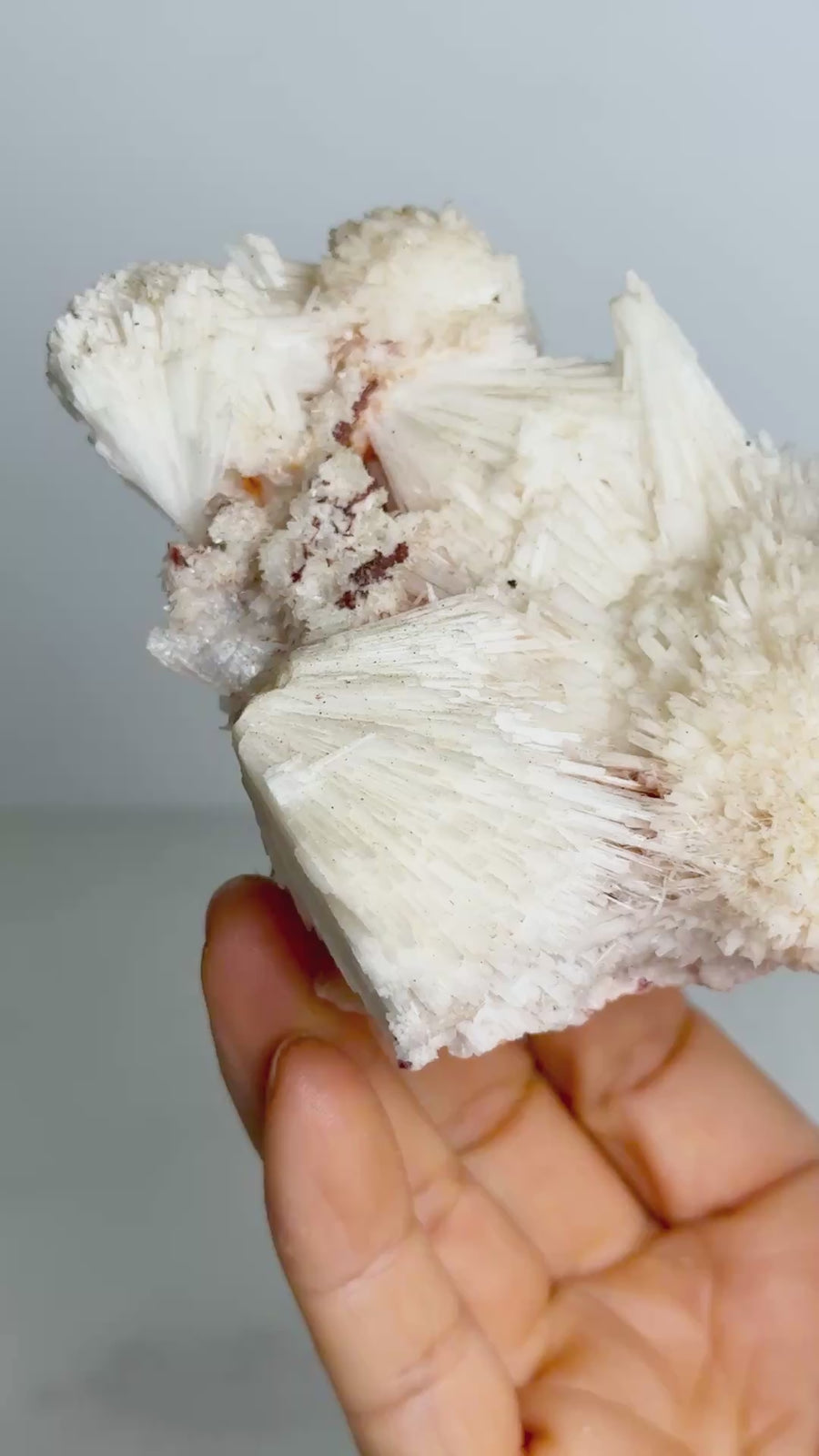 Scolecite with Pink Chalcedony