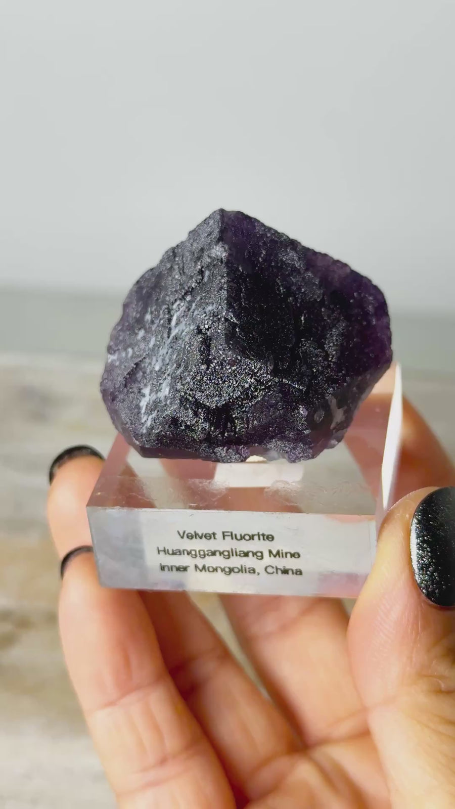 Velvet Fluorite from Inner Mongolia