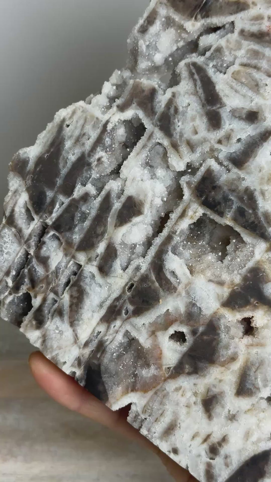 Large Sparkly Chalcedony Slab