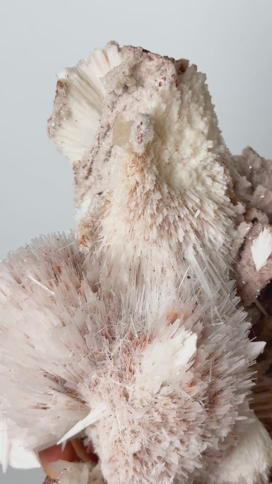 Scolecite with Pink Chalcedony