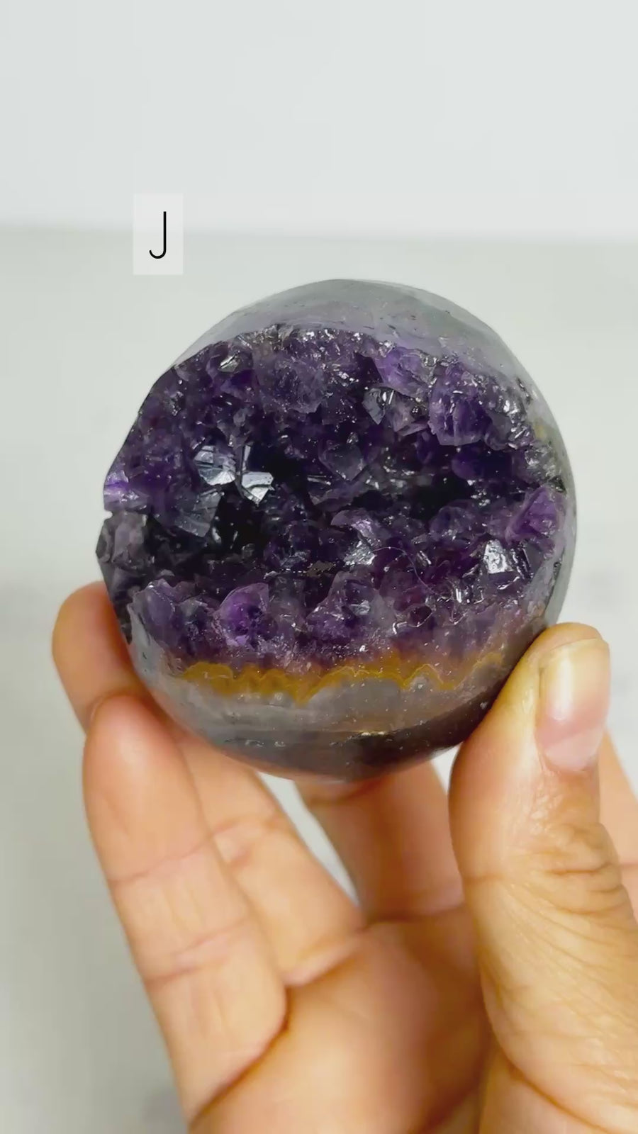 Amethyst Geode Sphere