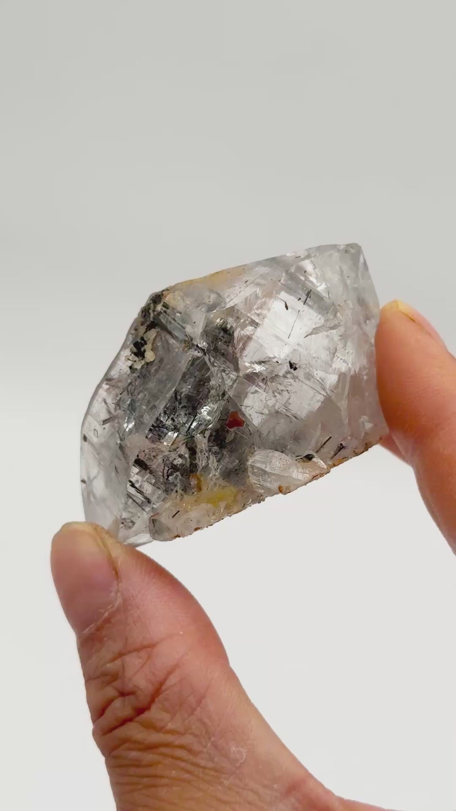 High Quality Raw Tourmalinated Quartz