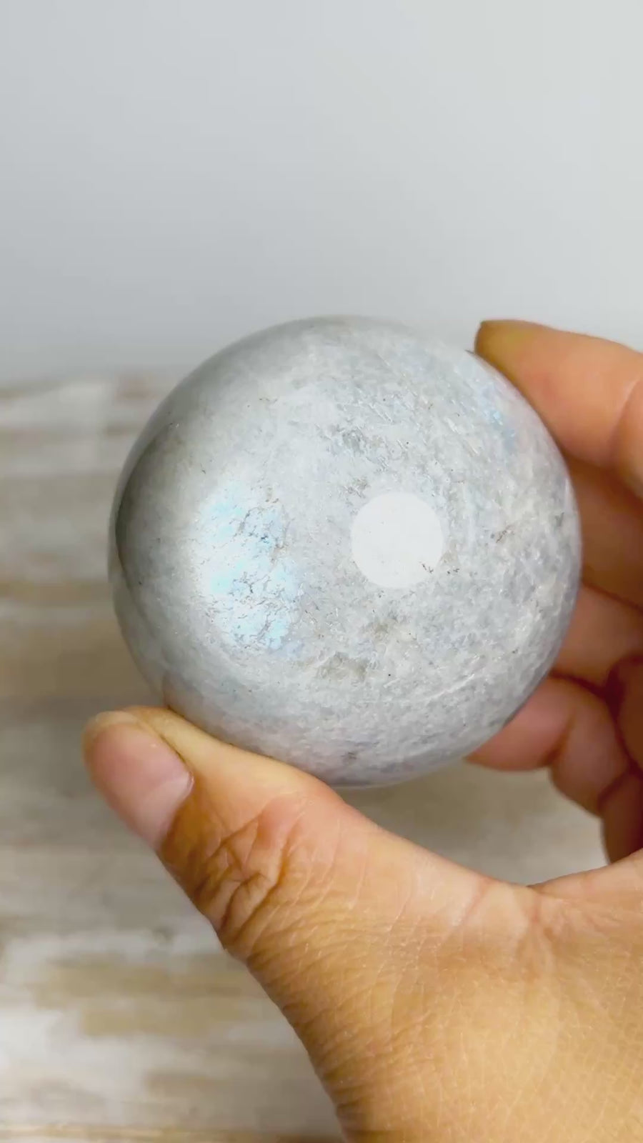 Tanzania Silver Moonstone Sphere