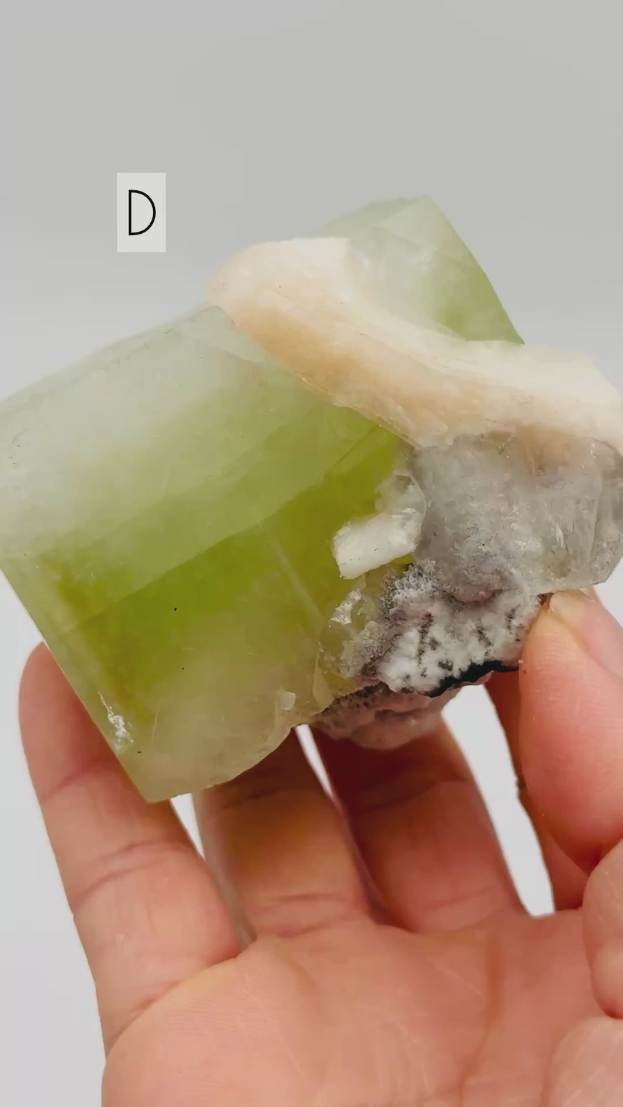 Green Apophyllite with Peach Stilbite