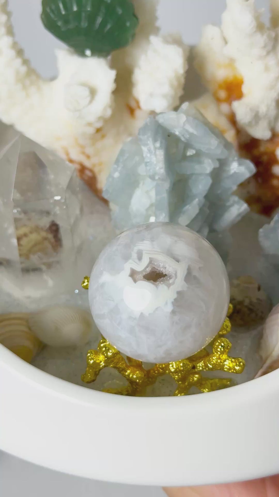 Ocean Dream Crystal Bowl #3