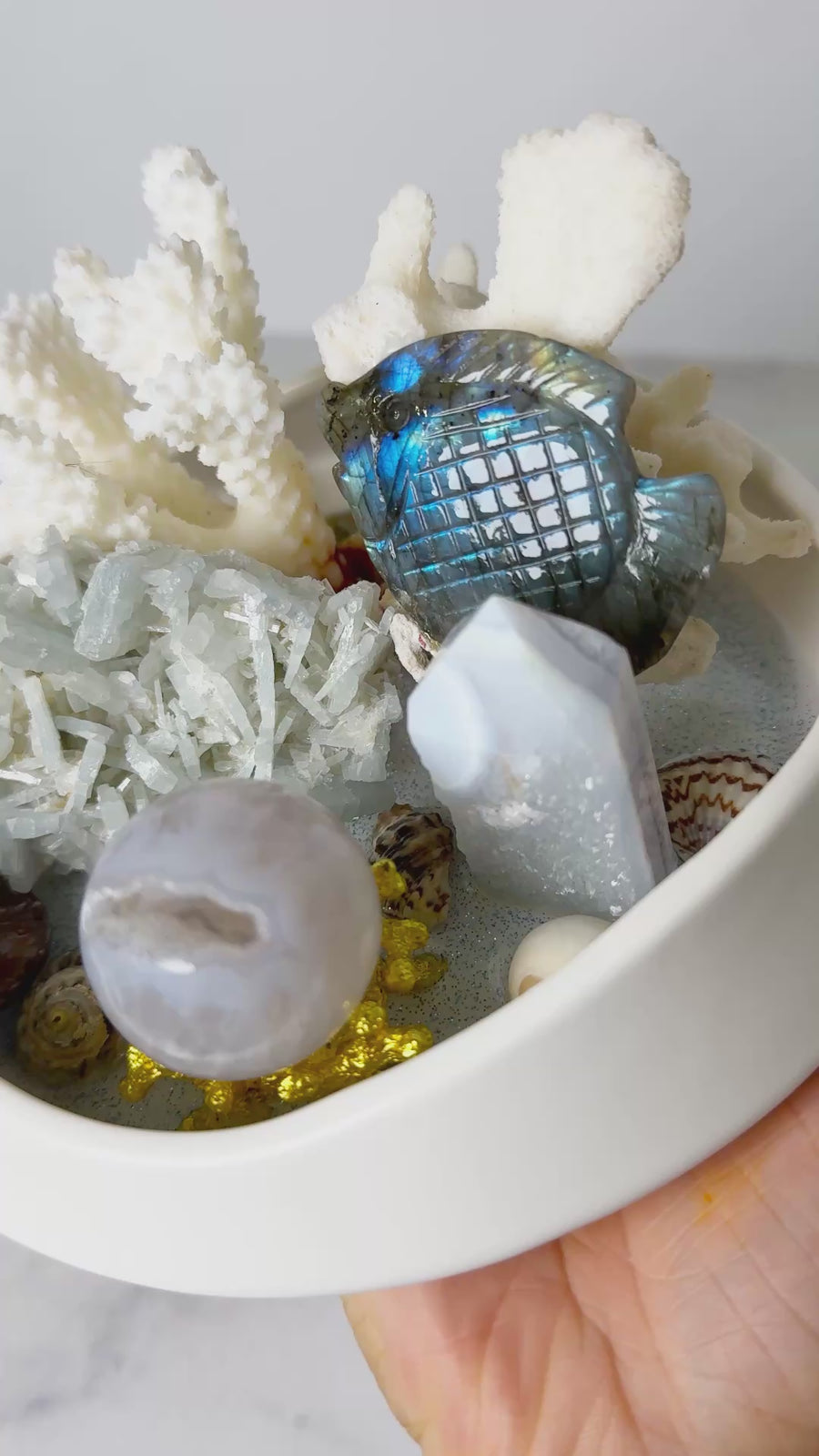 Ocean Dream Crystal Bowl #6